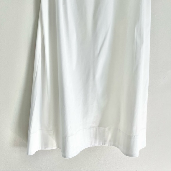 NWT J. Jill Women’s Cold Shoulder Ruffle Knee Length Dress White Small‎ Petite - Picture 8 of 10